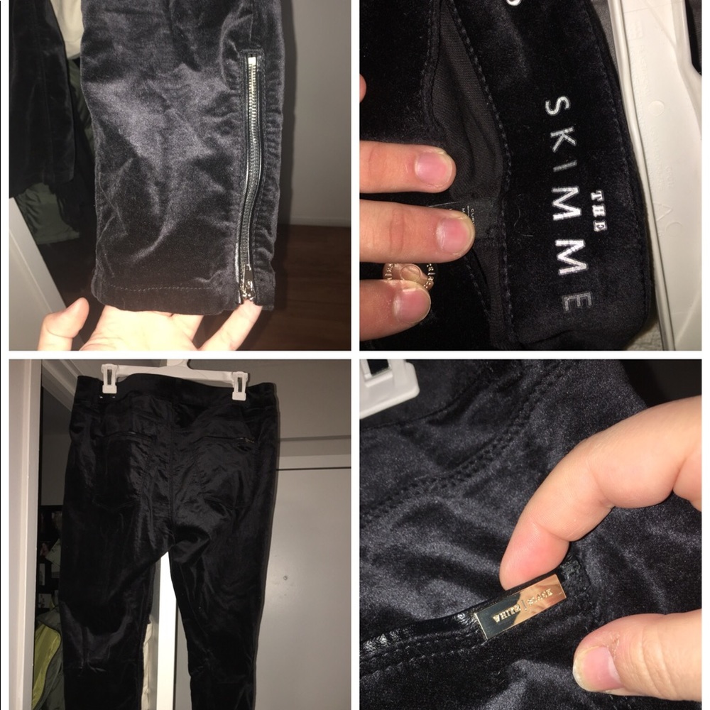Black size 10 s, velvety pants